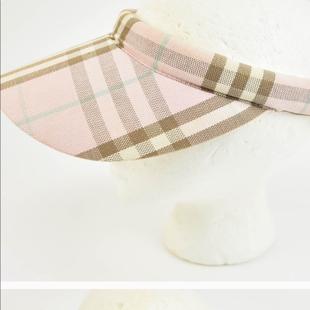 Burberry Pink Nova Check Visor
